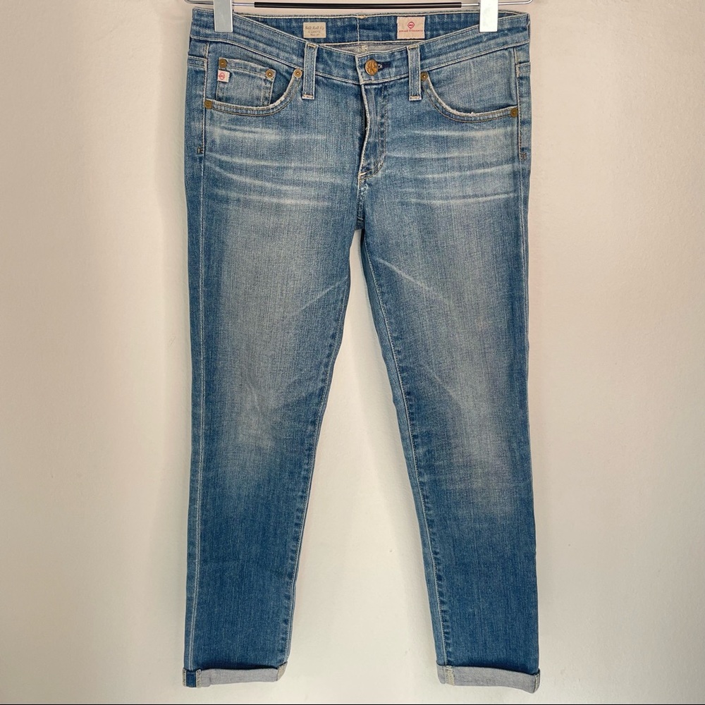 AG Adriano Goldschmied The Stilt Roll Cigarette Roll Up Jeans Womens Size 26